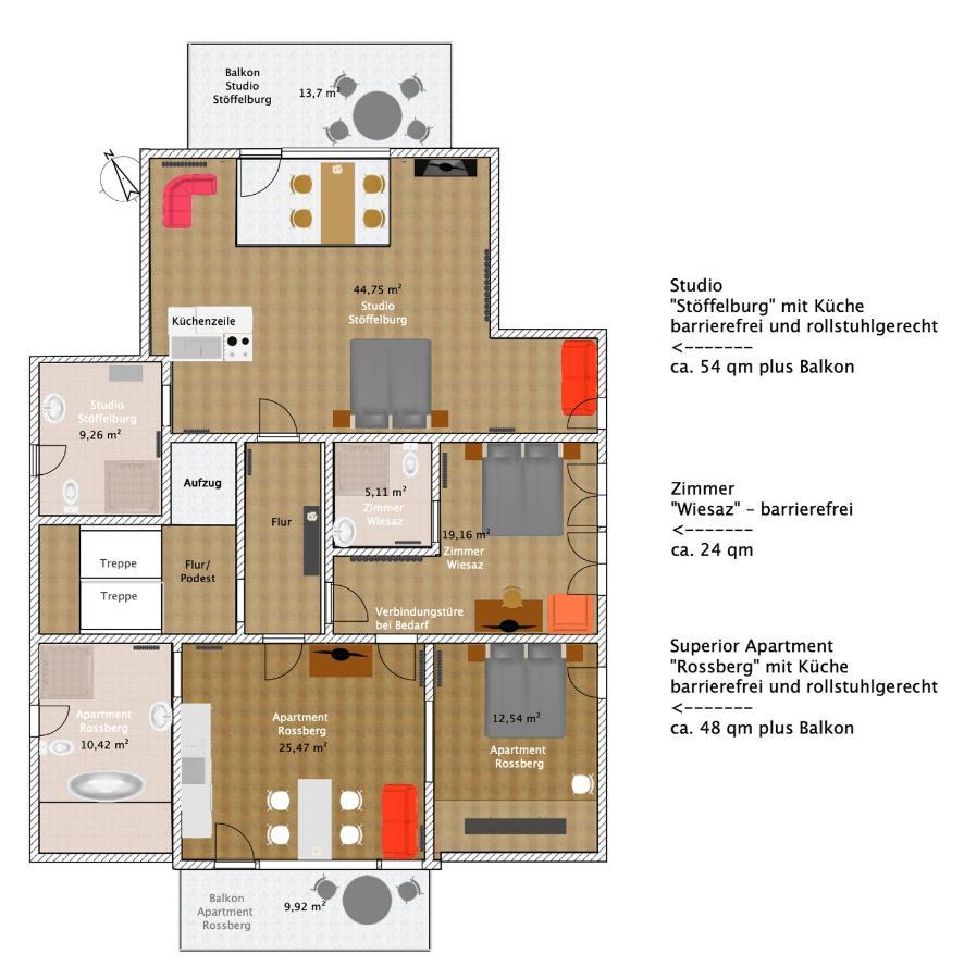 Ferienwohnungen Und Zimmer In Reutlingen-Goenningen Екстериор снимка